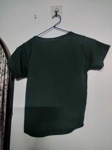 Stylish Green Button-Up Top