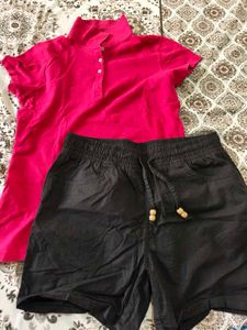 short+ tshirt or short+shorts