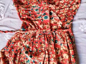 Boho Floral Print Summer Dress