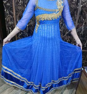 Royal Blue Anarkali Suit
