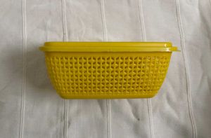 UNUSED Yellow Plastic Storage Container