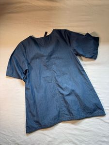 Blue Denim V-Neck Kurta
