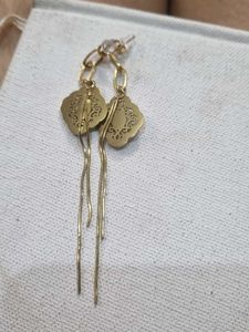 Anti tarnish Elegant Gold &amp; Emeral