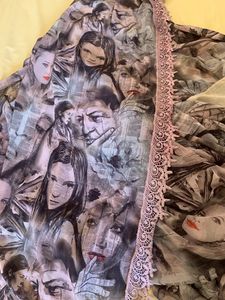 Very Soft Georgette Digital Print Saree