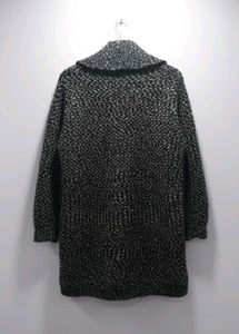 Stylish Belted Knit Coat