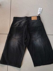 Shein Black Denim Shorts