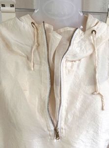 Imported pure silk oversized hoodie
