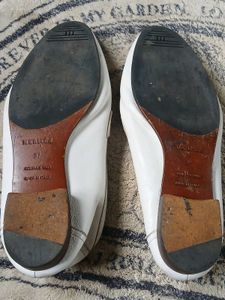 Authentic HERMES White Loafers