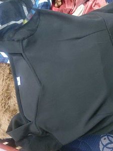 Elegant Black Sheer Sleeve Dress