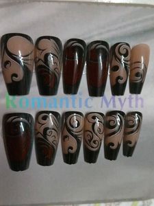 Gothic Swirl Press-On Nails