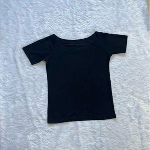 Classic Black Off-Shoulder Top