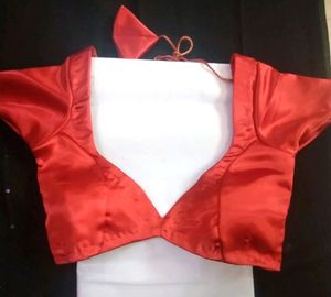 deep neck blouse non padded