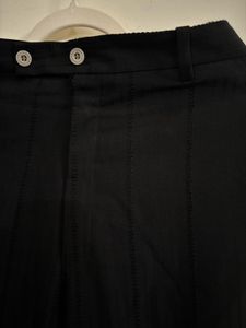 Men's deep Black Tailored Trousers 35W