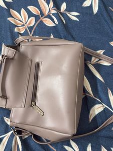 Elegant Taupe Crossbody Bag