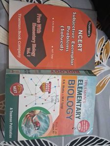 Trueman's Elementary Biology Vol. 1 & NCERT Exempl