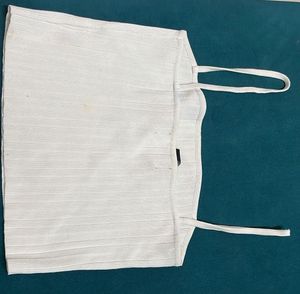 white strappy top