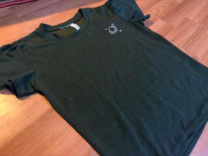 Olive Green Graphic T-Shirt
