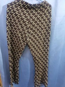 Patterned Casual Trousers