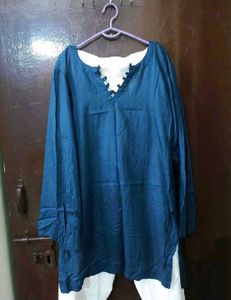 Blue Short Kurta