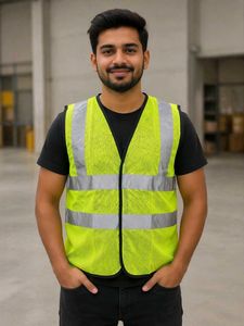Fluoroscent Green Safety Jacket