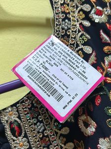NEERUS Women Black Colour Suit Set Size XL