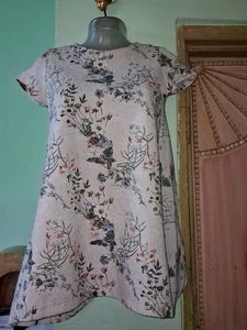 Floral Print A-Line Dress