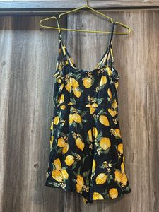 H&amp;M Lemon Print Romper