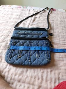 Denim Crossbody Bag