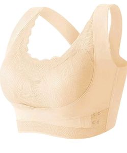 Hook Push Up Bra, Lace Seamless Longline Bra