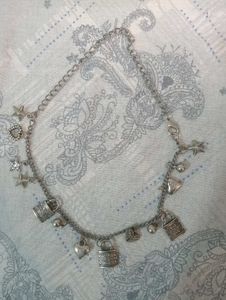 Charming Lock and Heart Charm Necklace