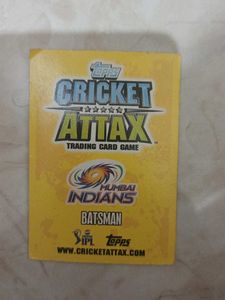 Sachin Tendulkar Cricket attax Card