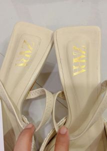 Zara Embellished Heeled Mules
