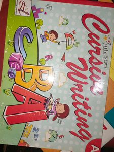 Drawing Note Book and cursive writing