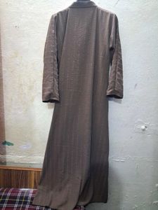 Elegant Brown Abaya Gown