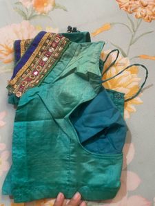 Embroidered Silk Saree