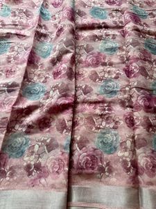 Floral Print Saree