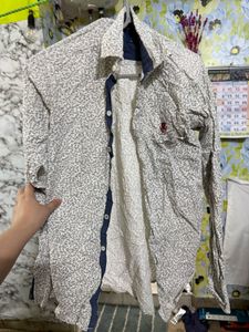 Stylish Floral Print Button-Up Shirt