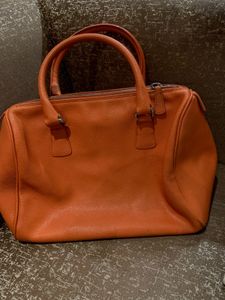 Vintage Orange Furla Handbag
