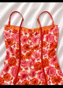 🏵️Floral Corset Mini Dress