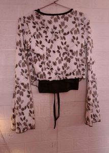 Floral Print Shrug with Tank Top