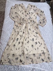 Elegant Floral Print Midi Dress