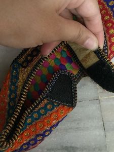 Handmade Embroidered Ethnic Flats