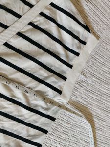 Shein Striped Button-Up Knit Dress