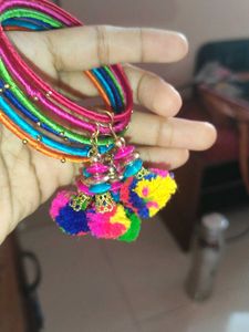 Colorful Silk Thread Bangles