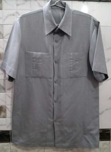 Men's Classic Grey Short Sleeve Shirt