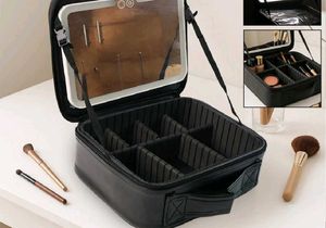 Korean Brand new Large Makeup box with LED Mrror