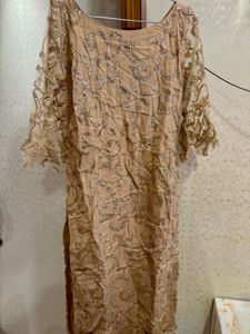 Stunning Sequin Embellished Ethnic Kurta Plazo Set