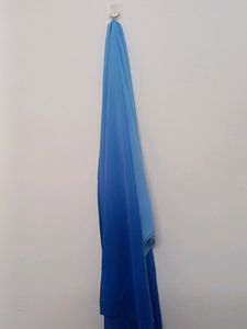 Ombre Effect Blue Kurta Pyjama Dupatta Set |SIZE:M