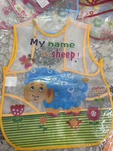 Baby Bibs Big Size Peva Material Dirt Proof X2