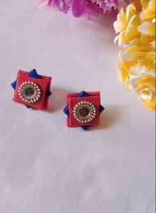 Handmade Yellow &amp; Orange Earrings